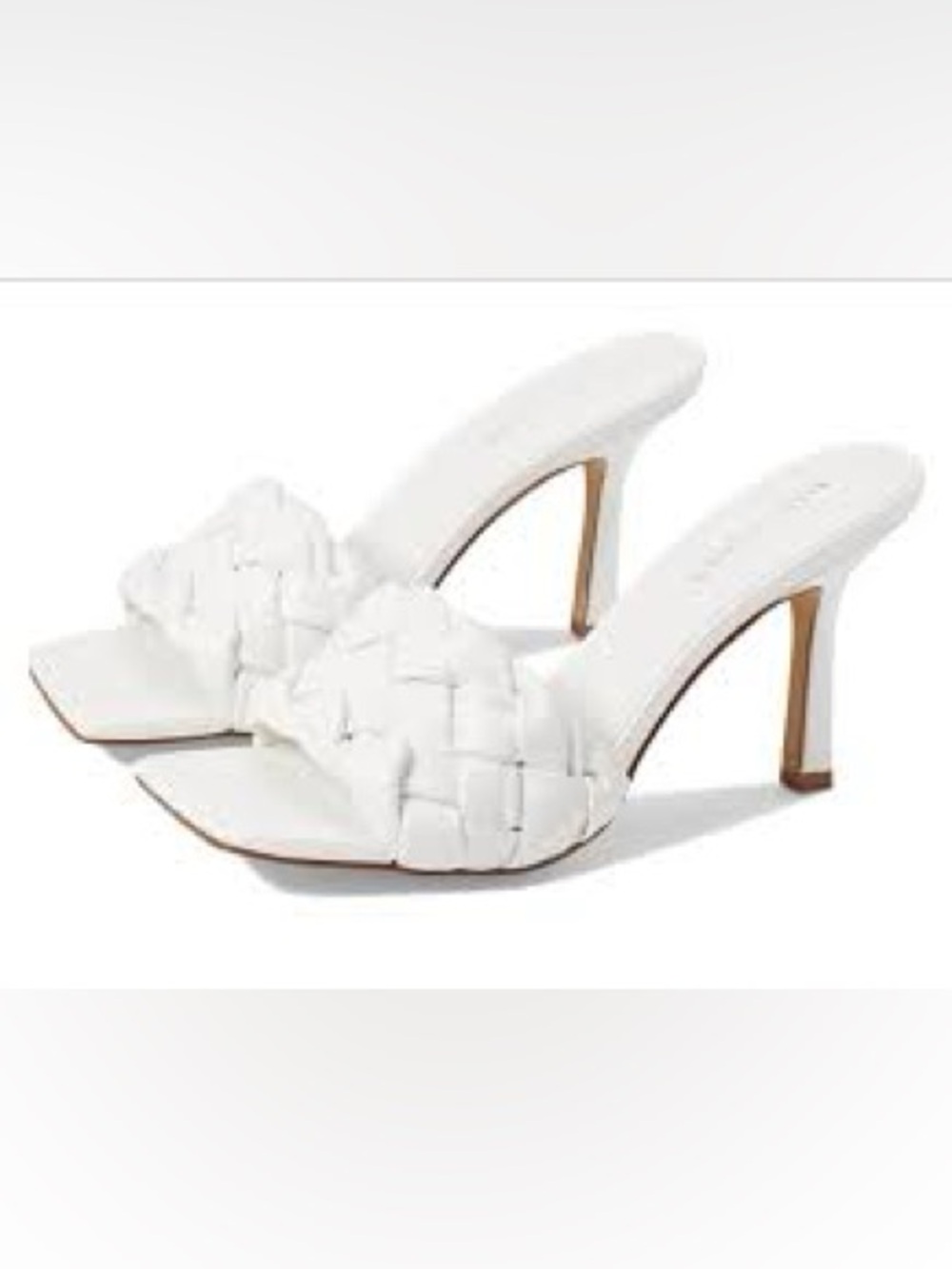 Marc Fisher | Gorgeous White Braided Slide Mules